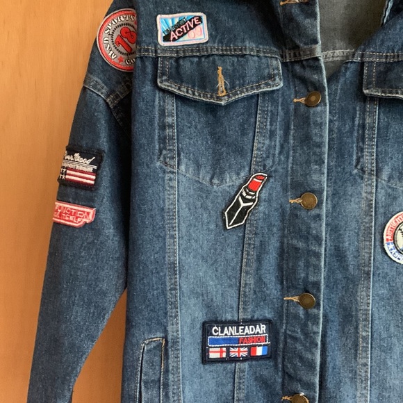 Hengsheng denim jacket with patches - Picture 2 of 6